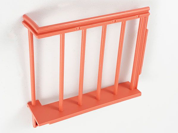 Scala, Staircase Railing Top, Spiral in Salmon