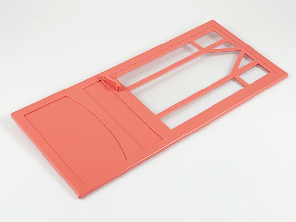 Scala, Door Mullioned, Top and Bottom Dimples 10 x 1 x 18 2/3 in Salmon