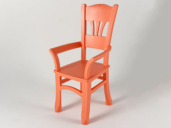 Scala, Chair, Highback Dining in Salmon