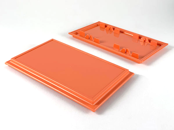 Scala, Building, Wall, Panel 6 x 10 in Salmon
