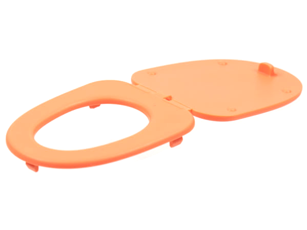 Scala, Equipment Toilet Seat & Lid in Salmon