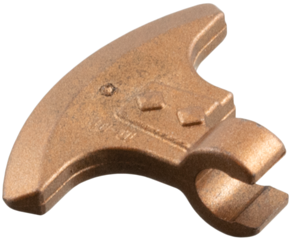 Weapon Axe Head, Clip-on (Viking) [Thick Clip] in Metallic Copper