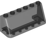 Windscreen 2 x 6 x 2, Thin Top in Trans-Black