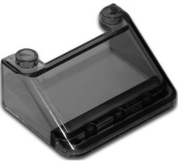 Windscreen 3 x 4 x 1 1/3 Large Glass Surface in Trans-Black