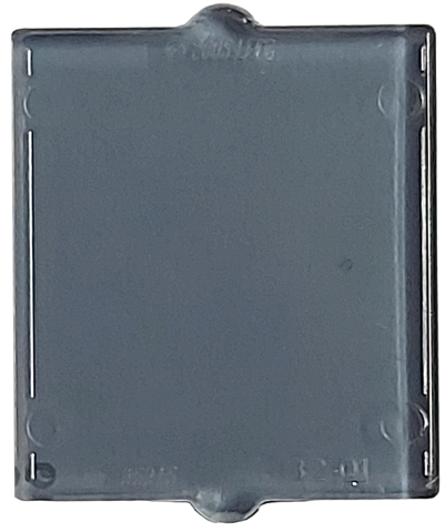 Glass for Window 1 x 2 x 2 Flat in Trans-Black