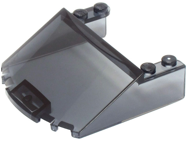Windscreen 6 x 6 x 1 2/3 in Trans-Black