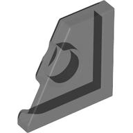 Wedge Tile 2 x 2 Left in Trans-Black