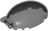 Windscreen 6 x 4 x 2 1/3 Bubble Canopy with Handle in Trans-Black