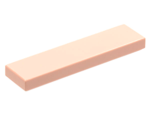 Tile 1 x 4 with Groove in Light Salmon