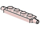 Plate Special 1 x 4 with Wheels Holder in Light Salmon