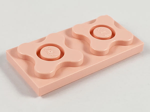 Scala, Plate 2 x 4 in Light Salmon