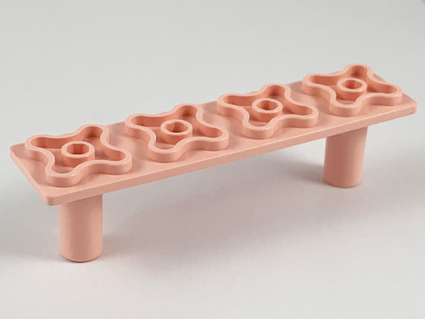 Scala, Support, Bed 2 x 8 x 1 2/3 in Light Salmon