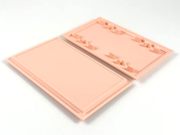 Scala, Building, Wall, Panel 6 x 10 in Light Salmon