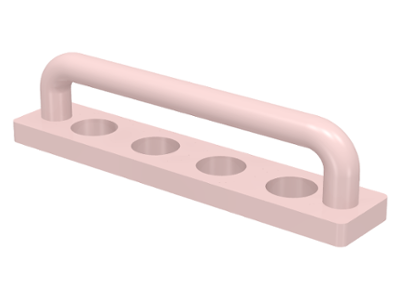 Scala, Equipment, Towel Bar 1 x 5 in Light Salmon