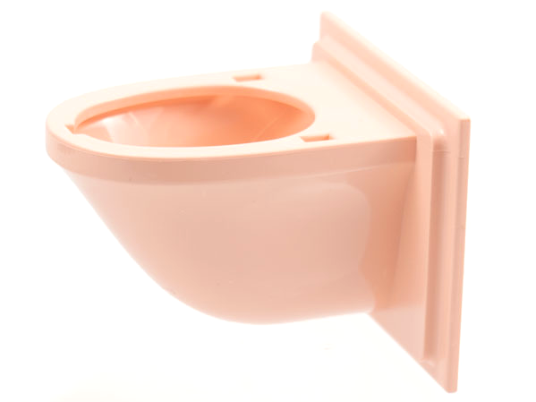 Scala, Equipment Toilet Bowl in Light Salmon