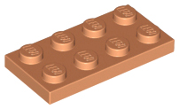 Plate 2 x 4 in Nougat