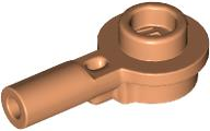 Plate Special Round 1 x 1 with Hollow Stud and Horizontal Bar 1L in Nougat