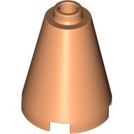 Cone 2 x 2 x 2, Open Stud in Nougat