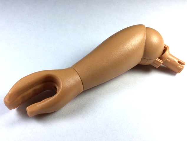 Large Figure Limb, Arm, Lower Section (Nick) in Nougat