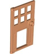 Door 1 x 4 x 6 with Pet Door in Nougat