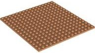 Plate 16 x 16 in Nougat