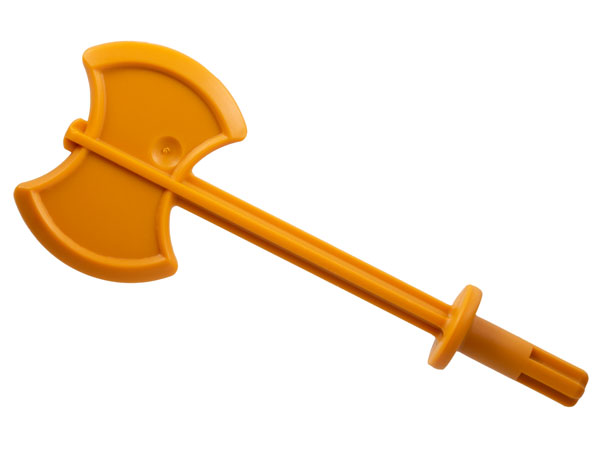 Weapon Axe from Nestle Promo Figure in Earth Orange