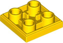 Tile Special 2 x 2 Inverted in Yellow