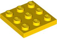 Plate 3 x 3 in Yellow