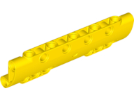 Technic Panel Curved 11 x 3 with 10 Pin Holes through Panel Surface in Yellow