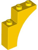 Brick Arch 1 x 3 x 3 [Gothic] in Yellow