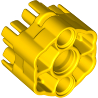 Launcher, Weapon Rapid Shooter Six Barrel, 3 Fingers in Yellow