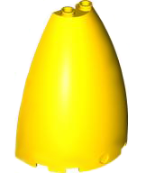Cone Half 6 x 3 x 6 (Elliptic Paraboloid) in Yellow