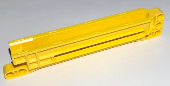 Technic Gear Rack 1 x 14 x 2 Housing in Yellow