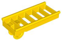 Duplo Ladder with Base Locking Ring, Short (Fire) in Yellow