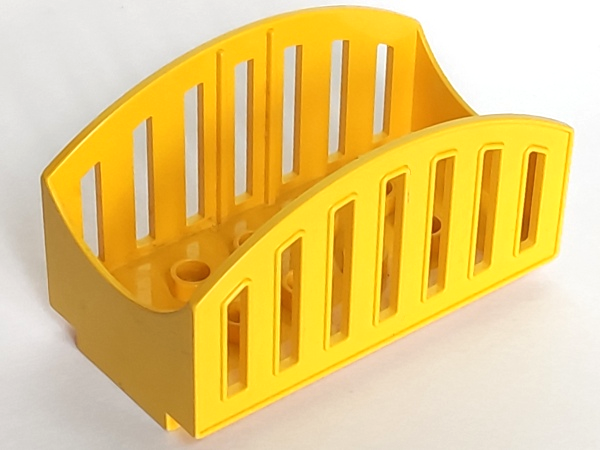 Duplo Trailer, Open Bars, Animal Transporter in Yellow