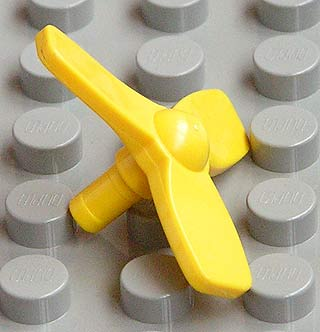 Duplo Rotor / Propeller, 3 Blade in Yellow