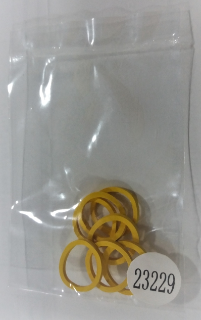 Rubber Band 15mm [Square Cross Section] in Yellow