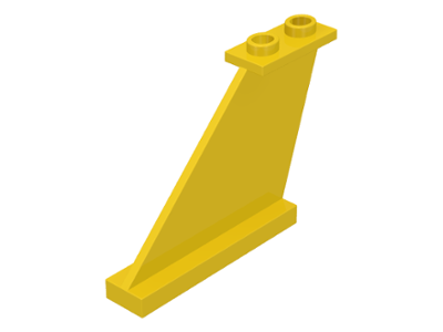 Wing, Tail 4 x 1 x 3 in Yellow