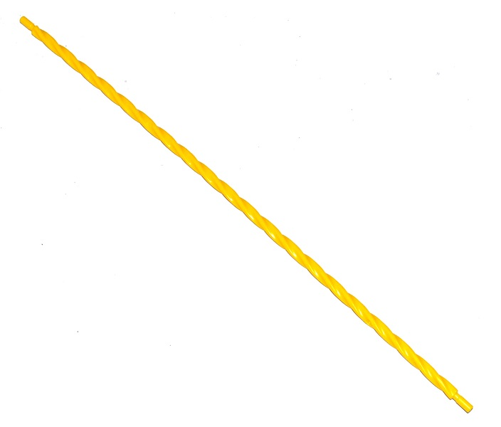 Spiral [Fireman] Pole 32L in Yellow