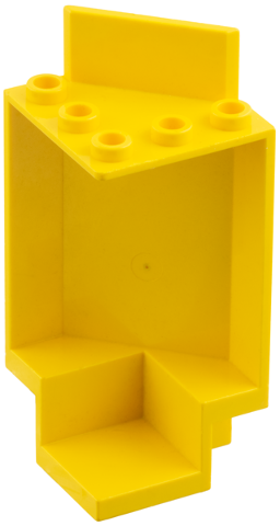 Panel 3 x 3 x 6 Corner Wall in Yellow