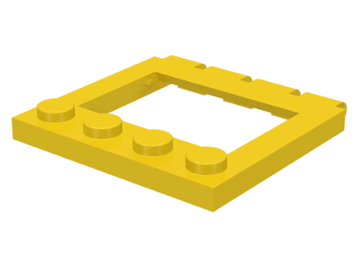 Hinge Vehicle Roof 4 x 4 Sunroof without Ledges in Yellow