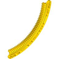 Technic Gear Rack 1/4 Circle 11 x 11, 35 Teeth in Yellow