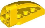 Technic Panel Round Corner 5 x 3 x 2 Right in Yellow