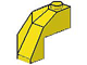 Brick Wedged, Sloped 3 x 3 x 2 Facet Top in Yellow