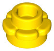 Plant, Flower, Plate Round 1 x 1 with 5 Petals in Yellow
