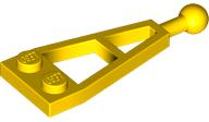 Plate Special 1 x 2 with Long Towball in Yellow