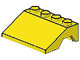 Wheel Arch, Mudguard, Slope 3 x 4 in Yellow