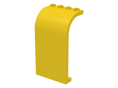 Panel 3 x 4 x 6 Curved Top in Yellow