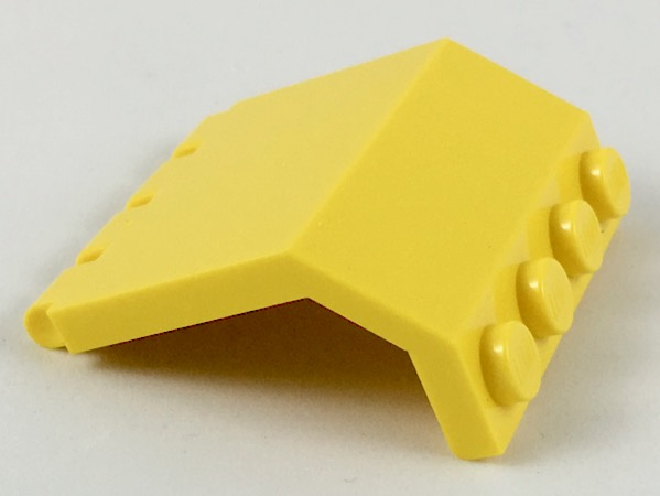 Hinge Panel 2 x 4 x 3 1/3 in Yellow