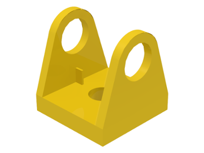 String Reel 2 x 2 Winch Holder in Yellow